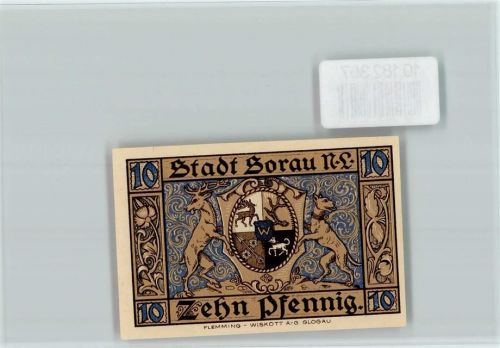 Sorau Notgeld Die drei Getreuen