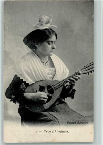 1910 Type Arlesienne mit eine rLaute AK