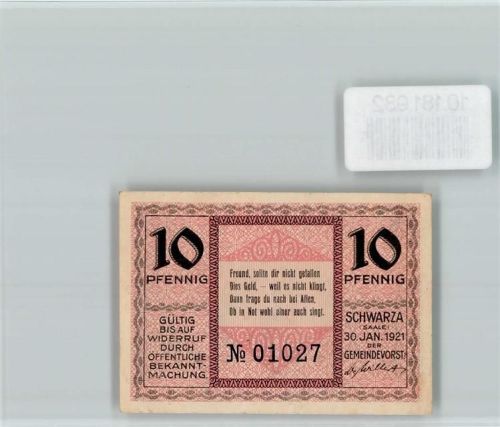 Schwarza Notgeld