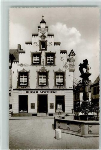 Offenburg Am Löwenbrunnen Hirsch-Apotheke