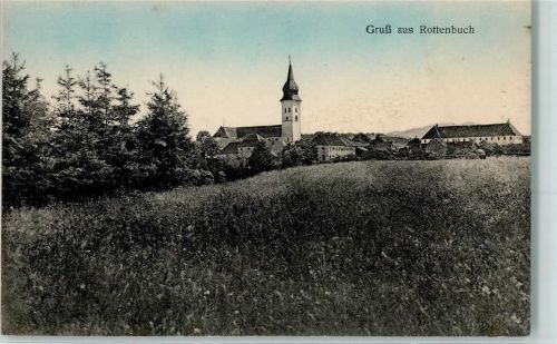 82401 W8121 Rottenbuch , Oberbay Gebrauchsspuren Kirche