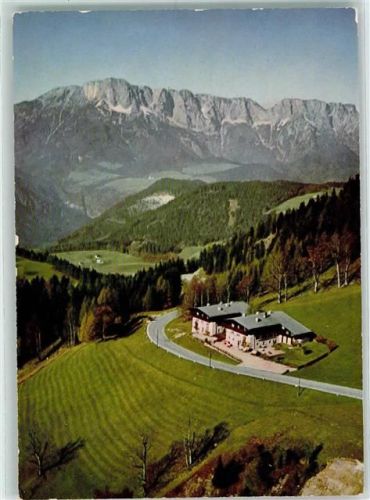 Oberau Fliegeraufnahme Berggasthaus HeißbäckRoßfeldstraße