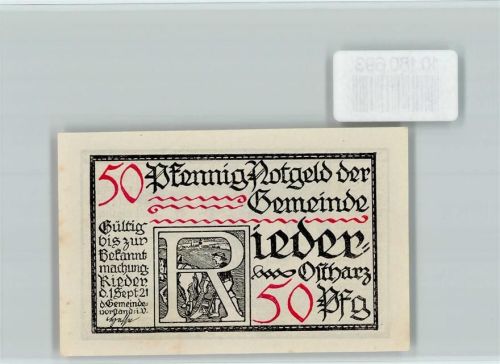 Rieder Notgeld