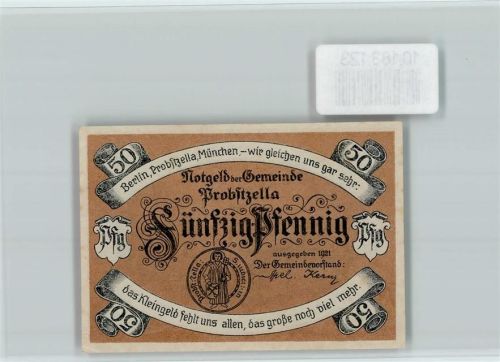 Probstzella Notgeld