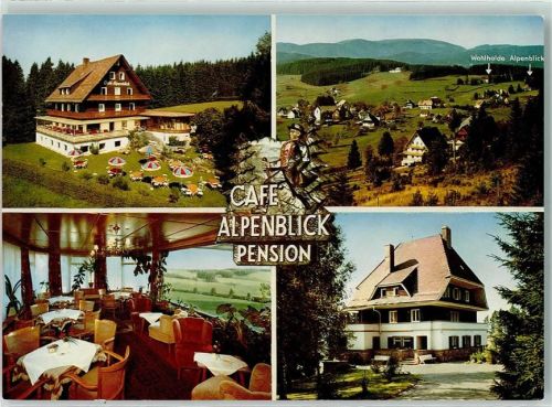 Saig Café Alpenblick Pension Gästehaus Wahlhalde