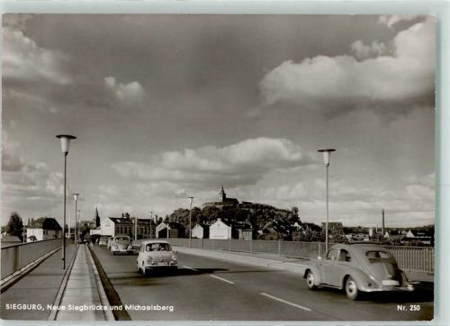 Siegburg Neue Siegbrücke Michaelsberg VW Käfer
