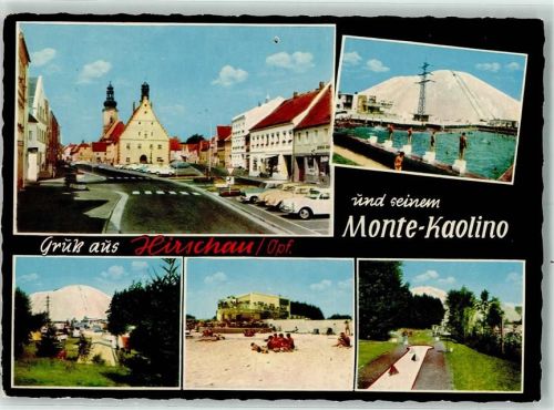 Hirschau Kirche Oldtimer Monte-Kaolino Schwimmbad Minigolf