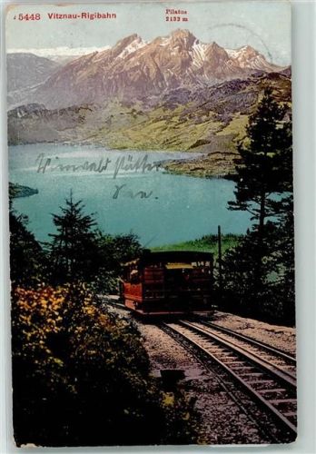 Vitznau 1909 Rigibahn Pilatus