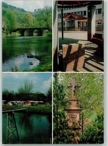 Siersburg Brücke Denkmal Badestelle Camingplatz