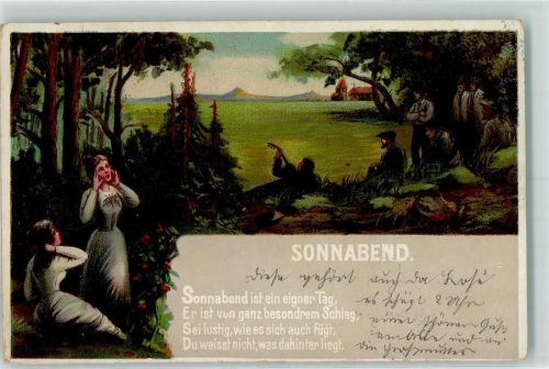 1904 Sonnabend Wandervögel AK