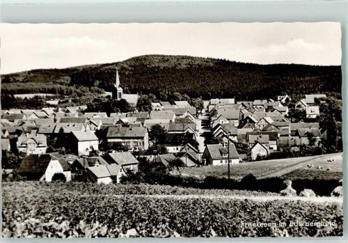 Frankenau Rückseite mit Abschürfungen und Kleberesten