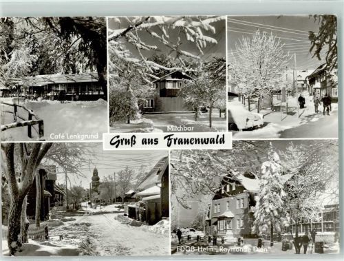 Frauenwald Café Lenkgrund Milchbar FDGB-Heim Raymonae Dien Winter