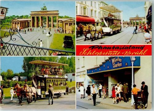 Brühl Phantasialand Pferdestraßenbahn Brandenburger Tor Varieté Wintergarten
