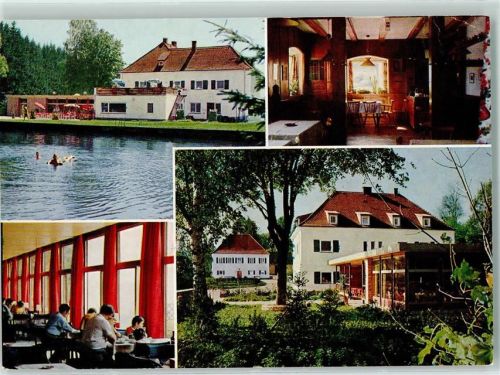 Pleystein Rückseite mit Abschürfungen bzw Kleberesten Hotel Zottbachhaus