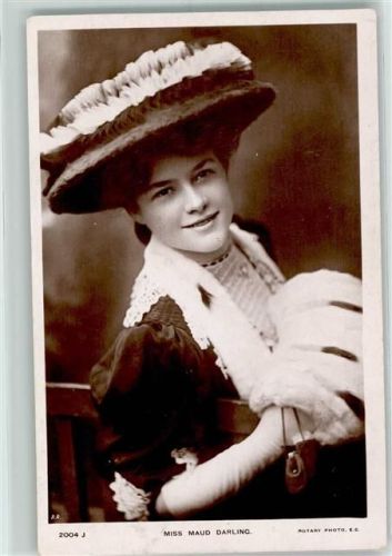 1906 Nr. 2004 J Rotary Photo - Hutmode, Miss Maus Darling AK