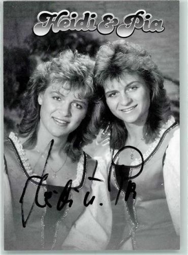 Heidi & Pia Originalautogramm