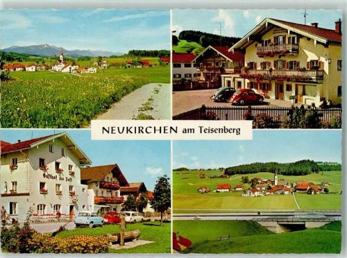 Neukirchen Ortsansichten Gasthof Zur Post VW-Käfer