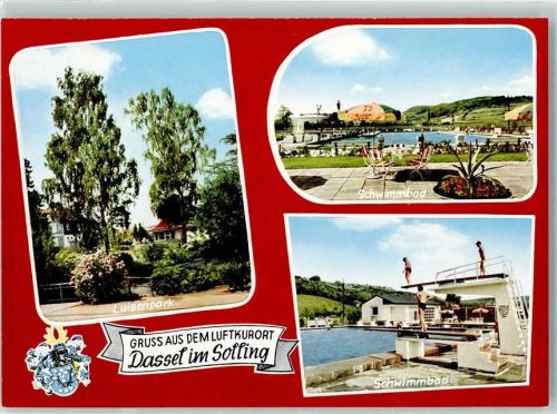 Dassel Luisenpark Schwimmbad Sprungturm Rückseite mit Abschürfungen bzw Kleberesten