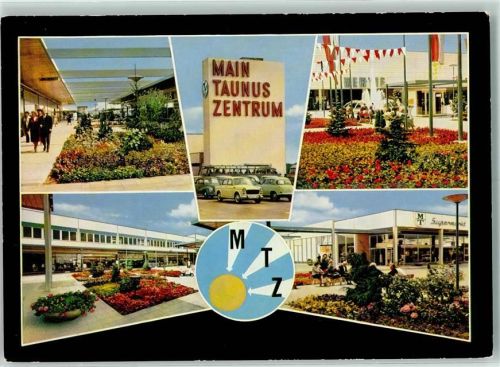Sulzbach Main Taunus Zentrum Rückseite mit Abschürfungen bzw Kleberesten