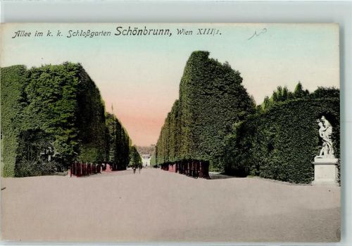 Wien Allee im k. k. Schlossgarten Schönbrunn
