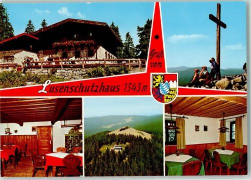 Waldhäuser Lusenschutzhaus Gipfelkreuz