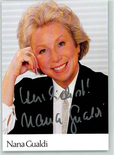 Nana Gualdi Originalautogramm