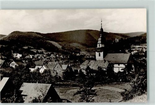 Steinbach-Hallenberg Rückseite mit Abschürfungen bzw Kleberesten
