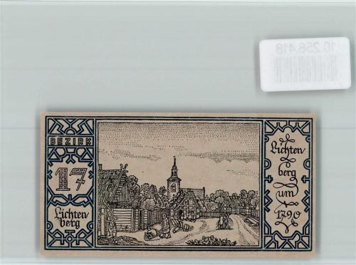 Lichtenberg Notgeld 50 Pfennig
