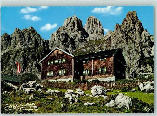 Hofpürglhütte Hofpürglhütte mit Bischofsmütze Hüttenstempel