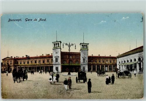 Bukarest Bucuresti Gara de Nord Bahnhof Rumänien 1918