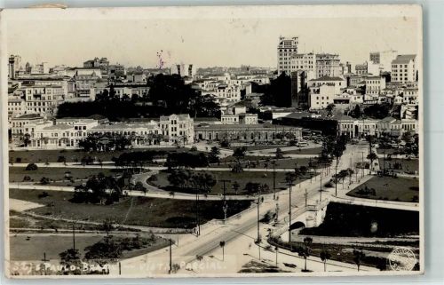 Sao Paulo 1930 Vista Parcial AK