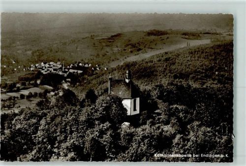 79346 W7833 Endingen am Kaiserstuhl - Fliegeraufnahme Katharinenkapelle