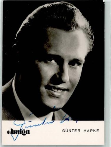 Günter Hapke Originalautogramm