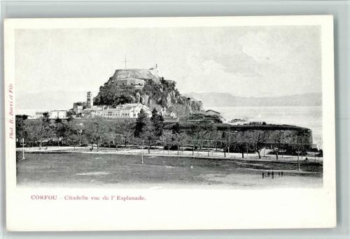 Corfu Citadelle vue de l'Esplanade