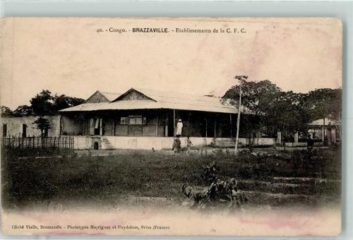Brazzaville Etablissement de la C.F.C. Französische Kolonie