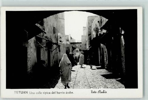 Tetuan Una calle tipica del barrio arabe