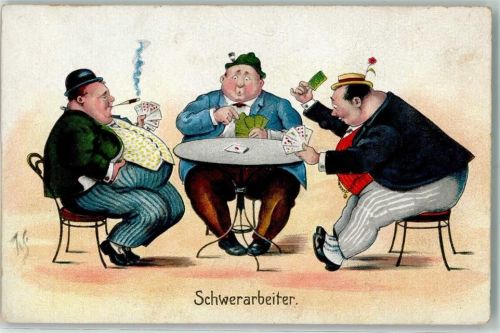 sign. Scheuermann Humor AK