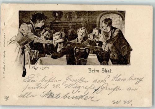1906 Künstlerkarte sign. R. Carl AK