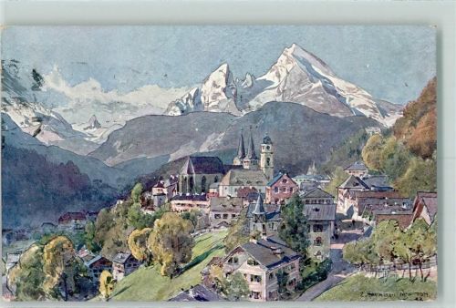 Berchtesgaden 1913 Alpiner Kunstverlag Richter Nr. 4 AK