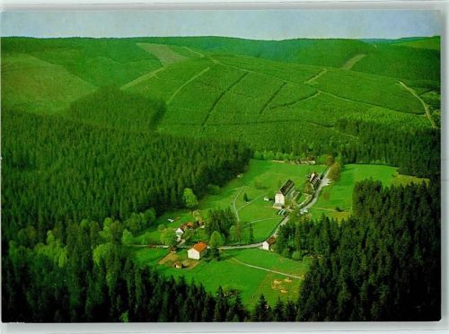 Festenburg Gasthaus Grüne Tanne Fliegeraufnahme