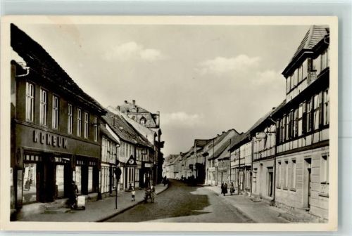 Kalbe Rückseite mit Abschürfungen bzw Kleberesten Ernst Thälmann Strasse