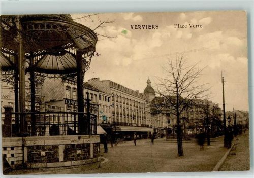 Verviers 1915 Place Verte AK