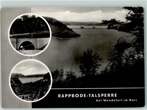 Wendefurth Rappbode Talsperre Staumauer