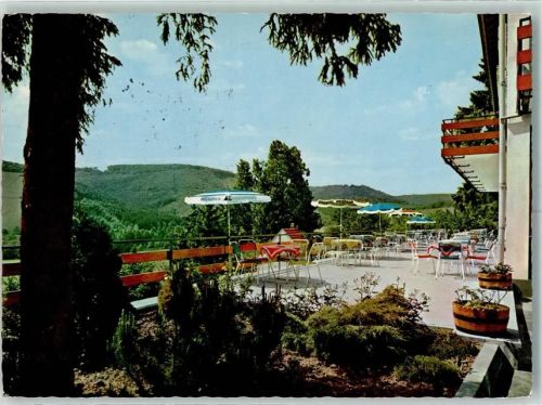 Wittlich Hotel Felsenburg Gartenterrasse