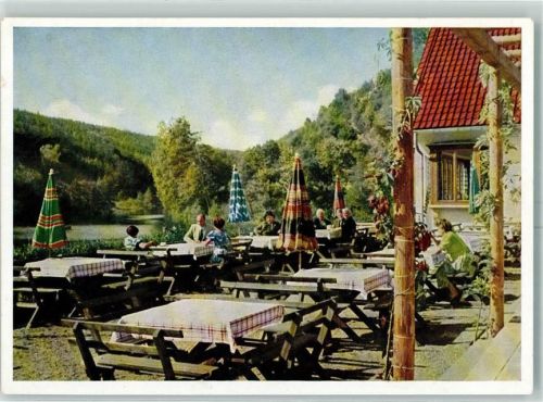 Ramsen Gasthaus Forelle Terrasse