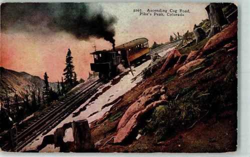 Manitou Zahnradbahn Ascending Cog Road, Pikes Peak 1919 AK