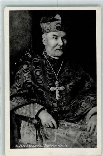 München Sr. Excellenz Kardinal Faulhaber