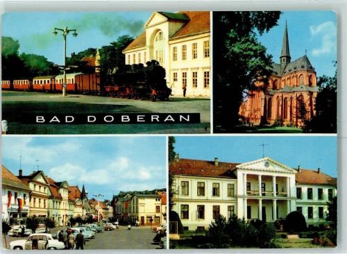 Bad Doberan Bäderbahn Marktplatz Klosterkirche Moorbad