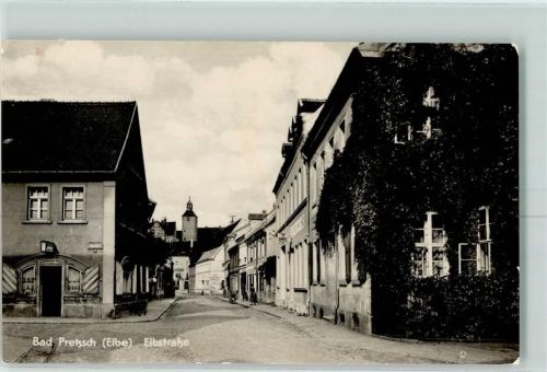 Pretzsch Rückseite mit Abschürfungen bzw Kleberesten Elbstrasse