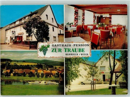 Wahmbeck Gasthaus Zur Traube Innenansicht Weser